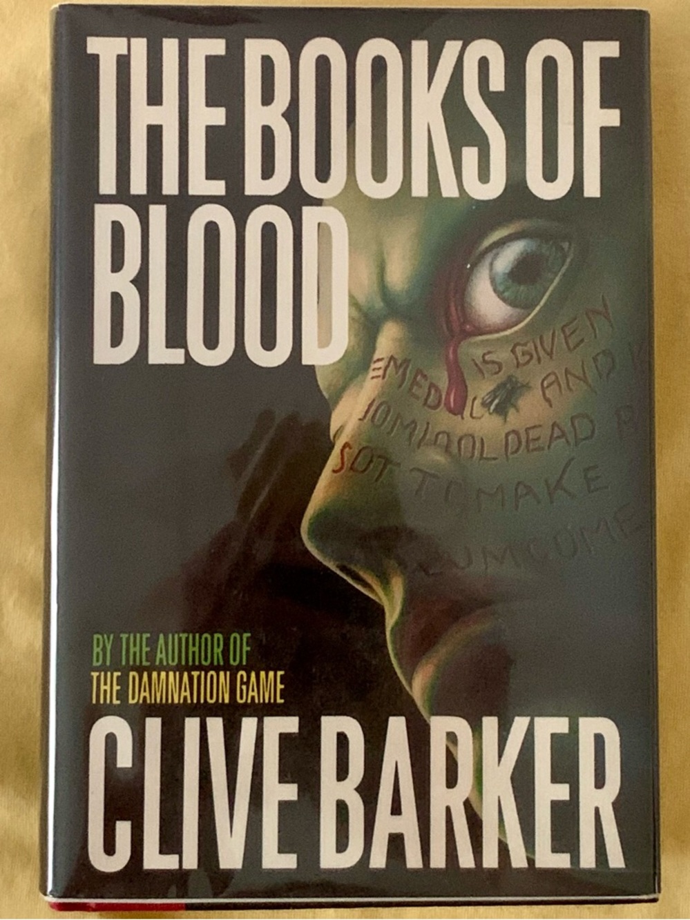 Clive Barker SIGNED Books of Blood - Hardcover First Edition